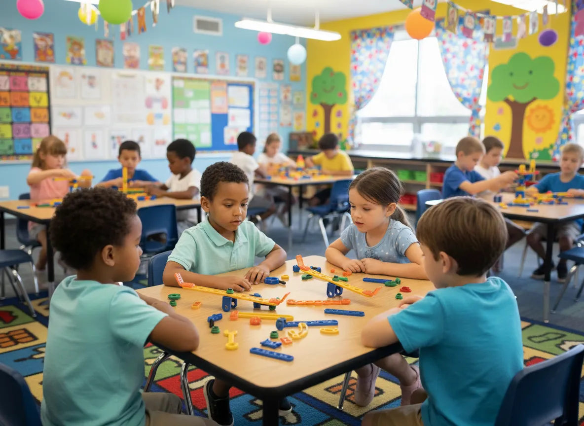 Estudantes aprendendo